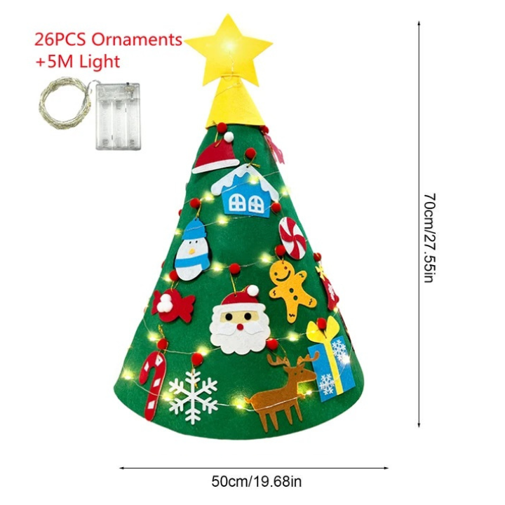 Montessori Felt Christmas Tree