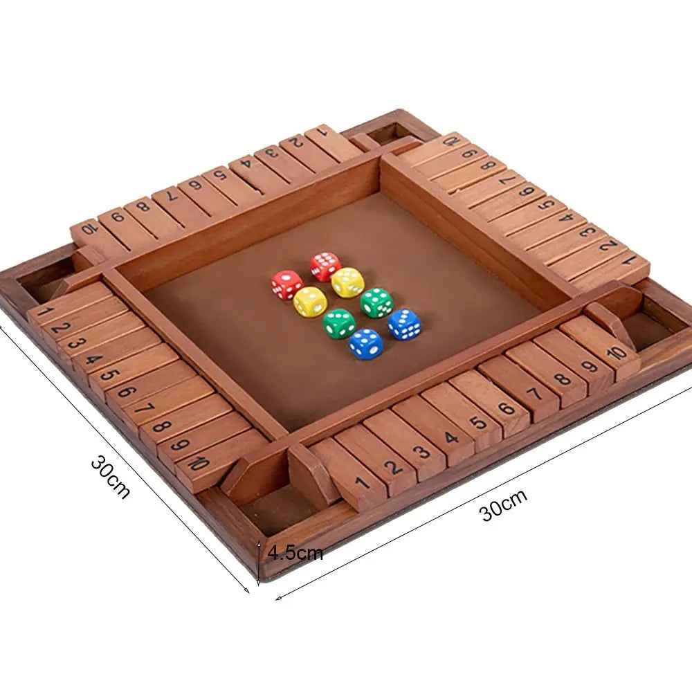 Shut the Box- Dice Board Game